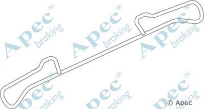 APEC BRAKING kit561 -  Комплектующие, тормозные колодки